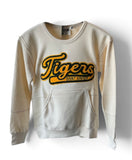 Coastal Colors Women's Vanilla Chenille Applique Fleece Crewneck Sweatshirt